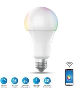 BÓNG ĐÈN LED BULB RGB KẾT NỐI WIFI 9W RẠNG ĐÔNG